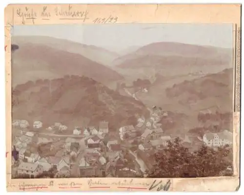 Fotografie Buss & Kupfer, Bad Kreuznach, Ansicht Scheuern b. Nassau, Blick auf den Ort