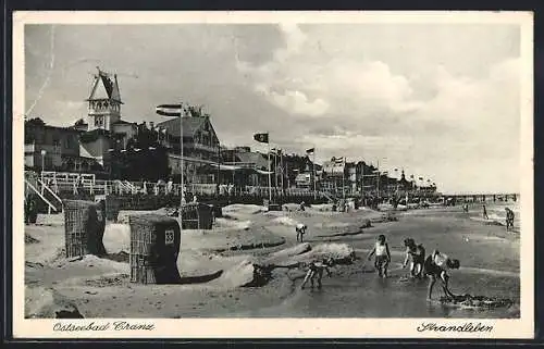 AK Cranz, Strand und Villen