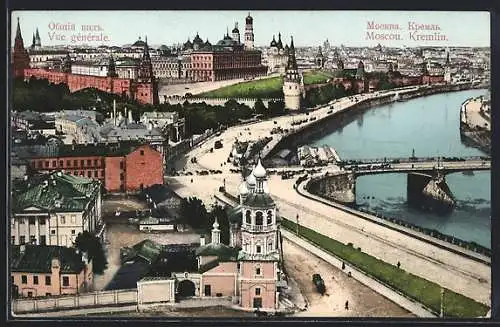 AK Moscou, Kremlin, Vue generale