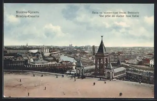 AK Moscou-Kremlin, Vue prise du clocher Ivan Veliki