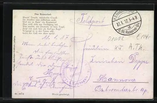 Künstler-AK Arthur Thiele: Soldaten hinter der Front beim Brausebad