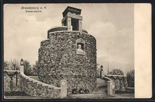 AK Brandenburg a. H., Bismarckwarte
