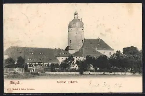 AK Mügeln / Sachsen, Schloss Ruhethal