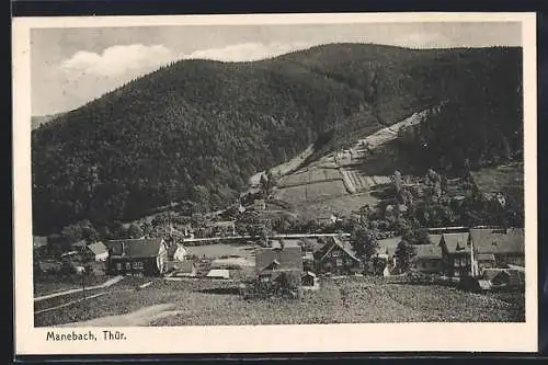 AK Manebach /Thür., Panorama