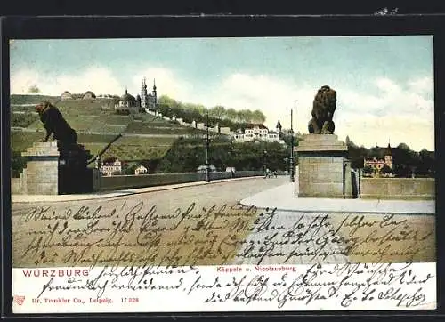 AK Würzburg, Käppele u. Nicolausburg
