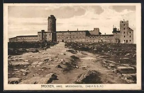 AK Brocken /Harz, Brockenhotel