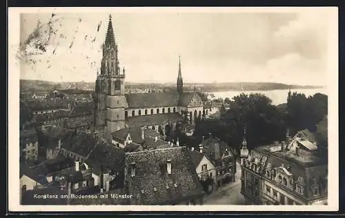 AK Konstanz, Teilansicht mit Blick auf Münster