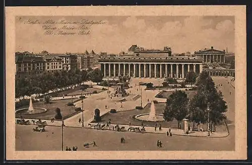 AK Berlin, Altes Museum und Lustgarten