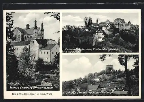 AK Tittling, Schloss Englburg, Schloss Fürstenstein und Schloss Saldenburg