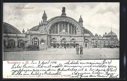 AK Frankfurt, Partie am Hauptbahnhof