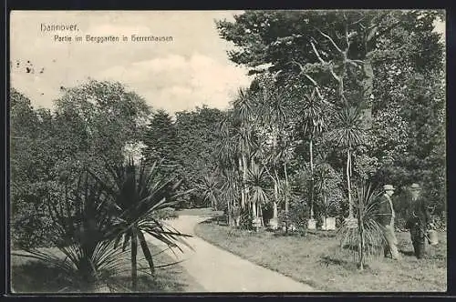 AK Hannover, Partie im Berggarten