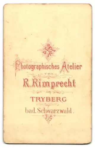 Fotografie R. Rimprecht, Tryberg, Bildhübsches Mädchen mit zurückgebundenem Haar