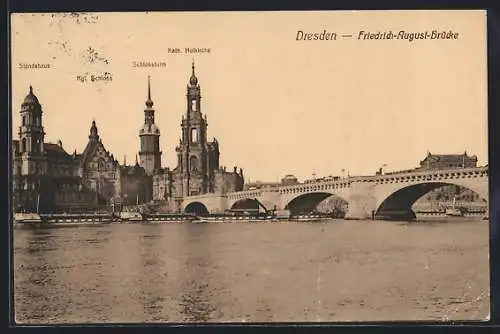 AK Dresden, Friedrich-August-Brücke