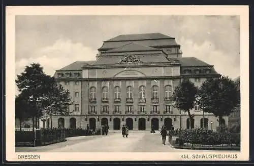 AK Dresden, Kgl. Schauspielhaus