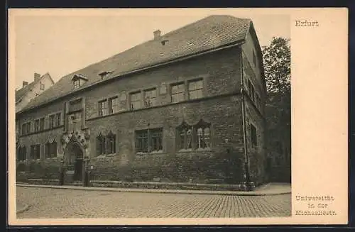 AK Erfurt, Universität in der Michaelisstrasse