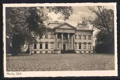 AK Wörlitz, Schloss im Herbst