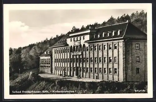 AK Bad Frankenhausen /Kyffh., Kindersanatorium