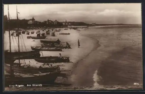 AK Binz /Rügen, Am Strande