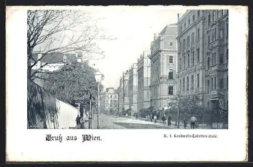 AK Wien, K. k. Landwehr-Cadettenschule