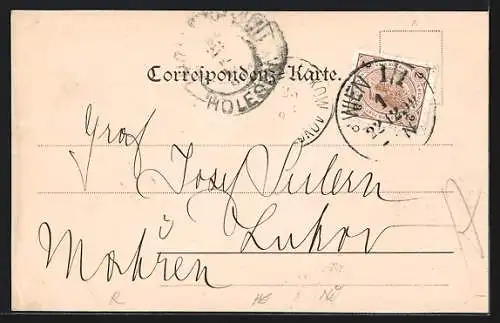 AK Wien, Stadtbahnbrücke und Hauptstrasse