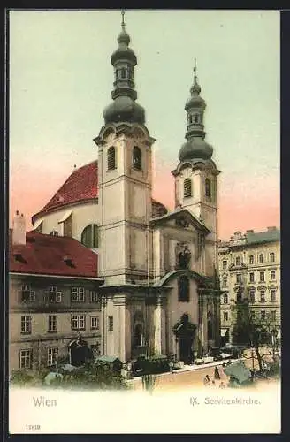 AK Wien, Stände an der Servitenkirche