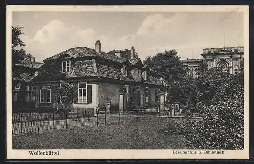 AK Wolfenbüttel, Lessinghaus und Bibliothek