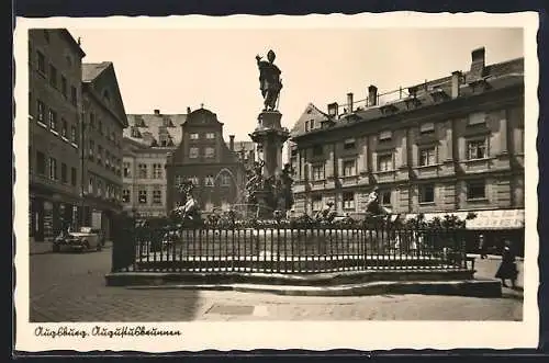 AK Augsburg, Am Augustusbrunnen