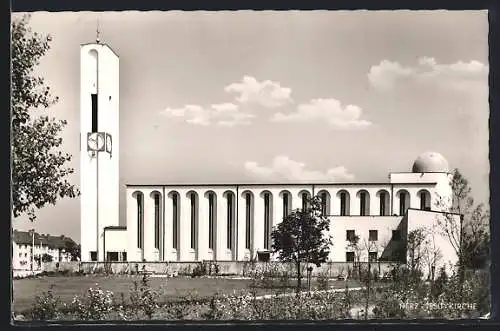 AK Neugablonz bei Kaufbeuren, Herz-Jesu-Kirche