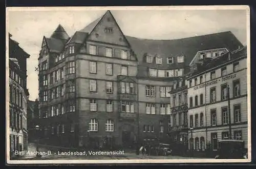 AK Aachen, Landesbad, Vorderansicht