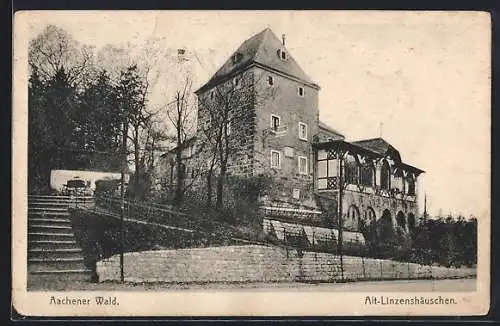 AK Aachen, Alt-Linzenshäuschen im Aachener Wald