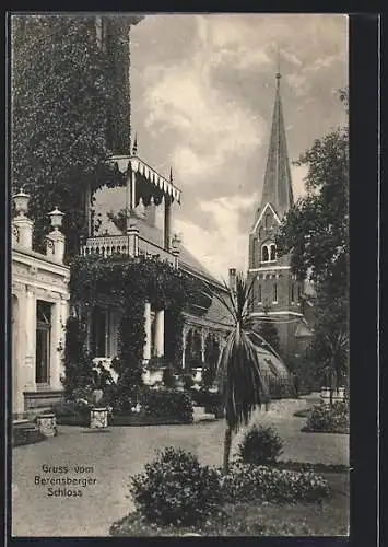 AK Berensberg /Kohlscheid, Berensberger Schloss und Kirche, Ortspartie