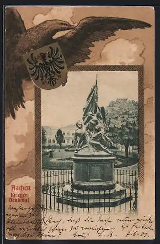 AK Aachen, Anlagen mit Kriegerdenkmal