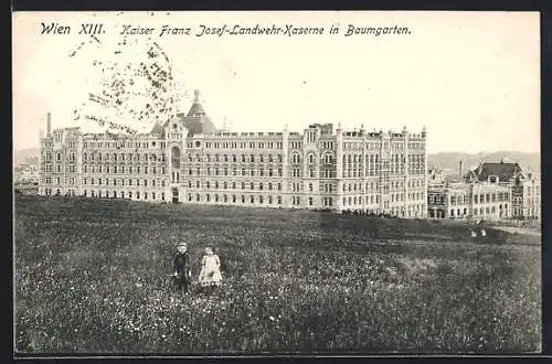 AK Wien, Kaiser Franz Josef-Landwehr-Kaserne in Baumgarten