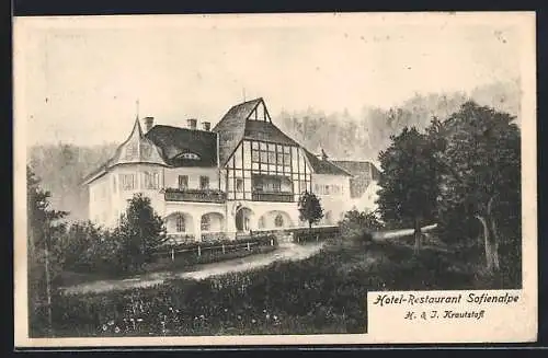 AK Wien, Hotel Restaurant Sofienalpe v. H. Krautstofl