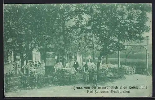 AK Wien, Restaurant Karl Scheuers` Knödelhütte