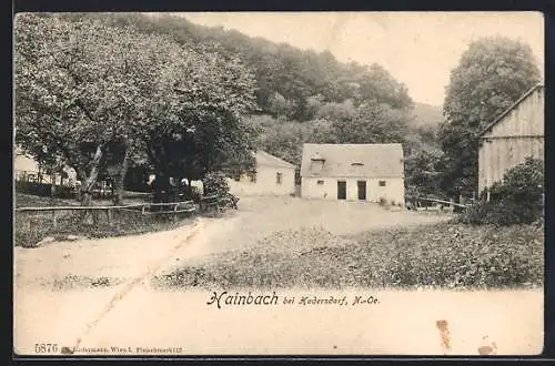 AK Hadersdorf-Weidlingau, Partie in Hainbach