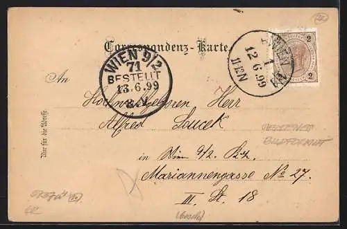 AK Wien, Platz vor der Rudolfsheimer Kirche