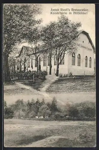 AK Wien-Hütteldorf, Anton Riedl`s Restaurant Knödelhütte
