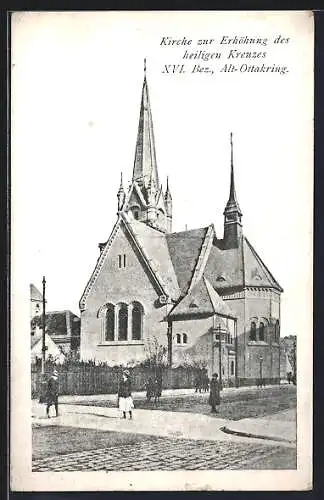 AK Wien, Alt-Ottakring, Kirche zur Erhöhung des heiligen Kreuzes