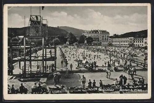 AK Baden b. Wien, Strandbad