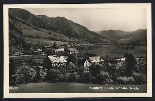 AK St. Georgen am Ybbsfelde, Kienberg, Ortspartie mit Bergen