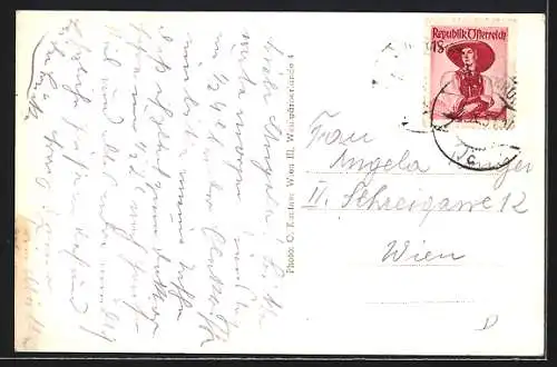 AK Dürnkrut /N.-Ö., Teilansicht mit Kirche