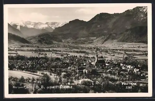 AK Kirchdorf a. K., Totalansicht gegen Warscheneck