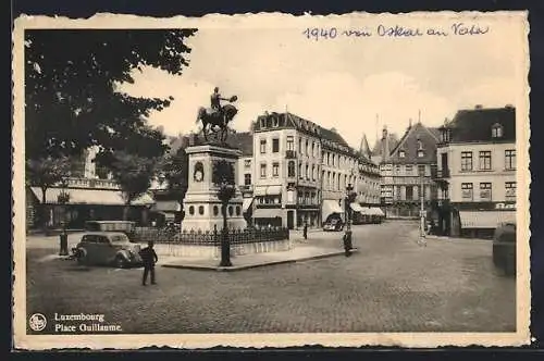 AK Luxembourg, Place Guillaume, Monument