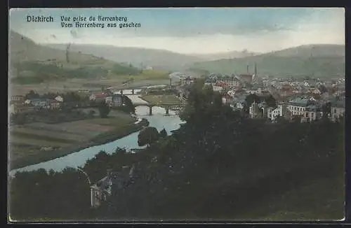 AK Diekirch, Vue prise du Herrenberg