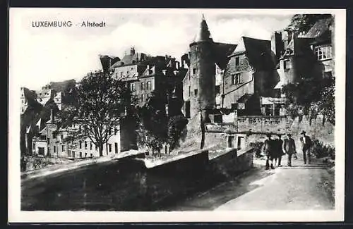 AK Luxembourg, Partie in der Altstadt