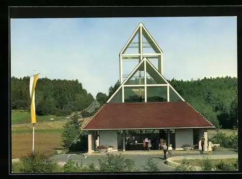 AK Autobahnkirche Maria, Schutz der Reisenden, Ausfahrt Adelsried