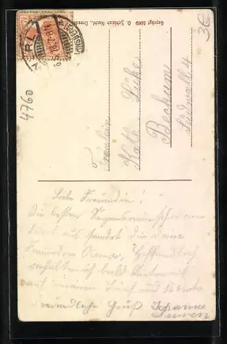 AK Werl, Wallfahrtskirche mit Madonna