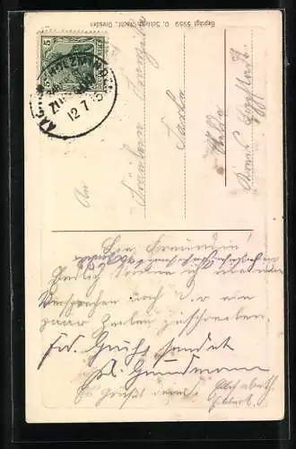 AK Werl, Wallfahrtskirche und Madonna