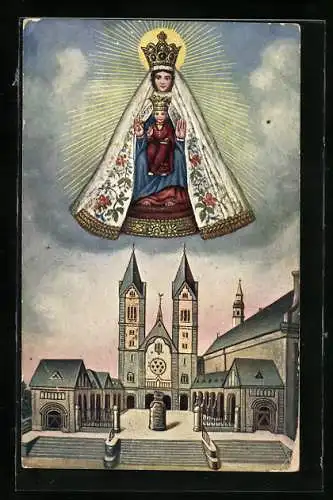 AK Werl, Madonna und Wallfahrtskirche
